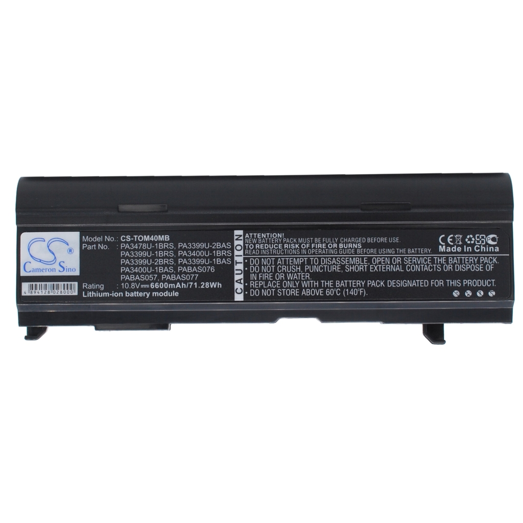 Notebook battery Toshiba Satellite A100-761