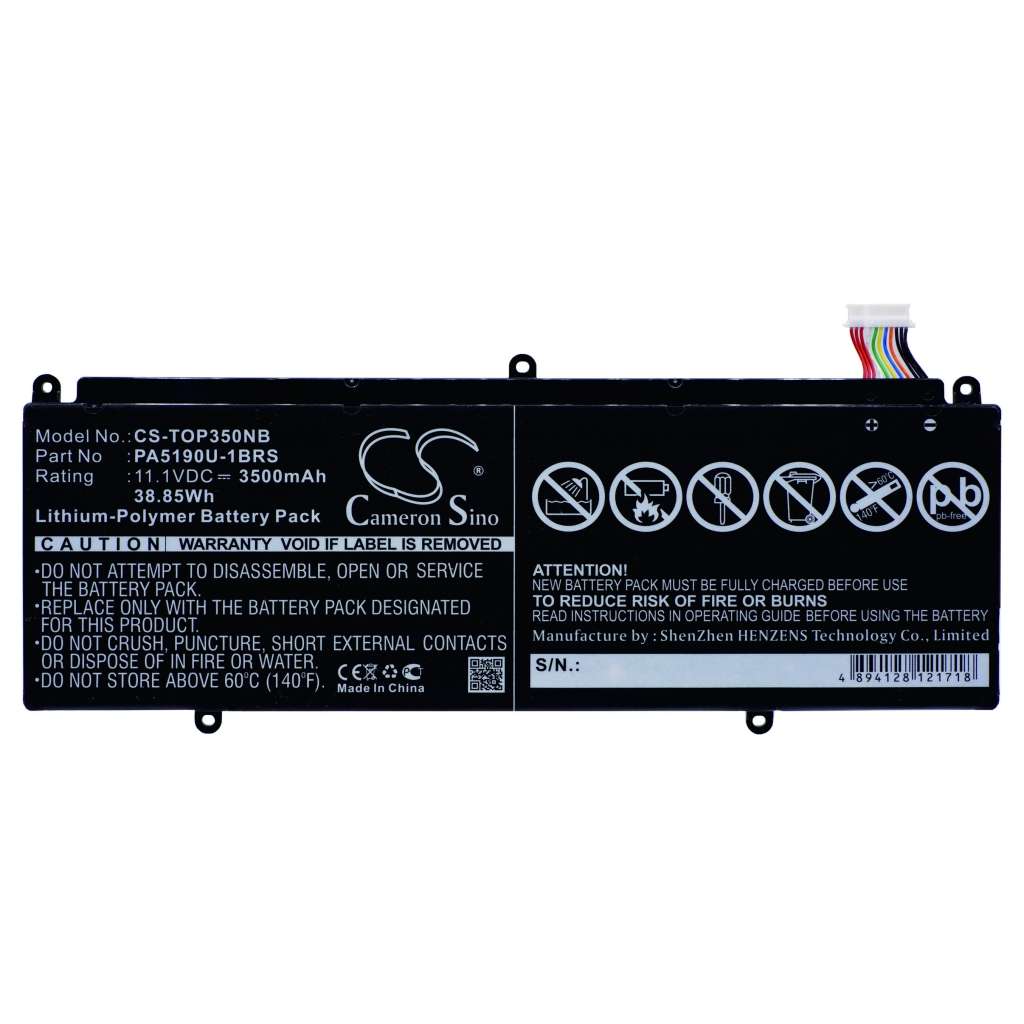 Notebookbatteri Toshiba CS-TOP350NB