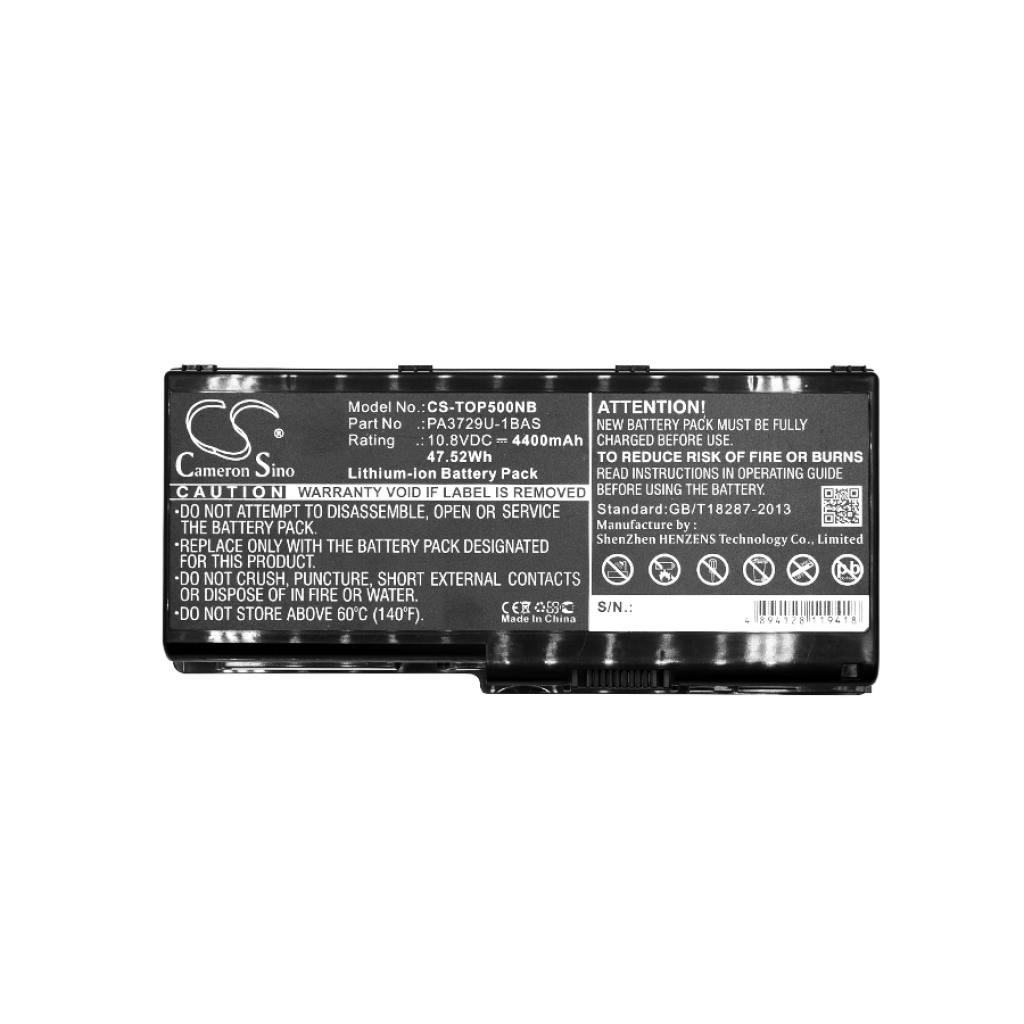 Notebook battery Toshiba Satellite P500-1F8