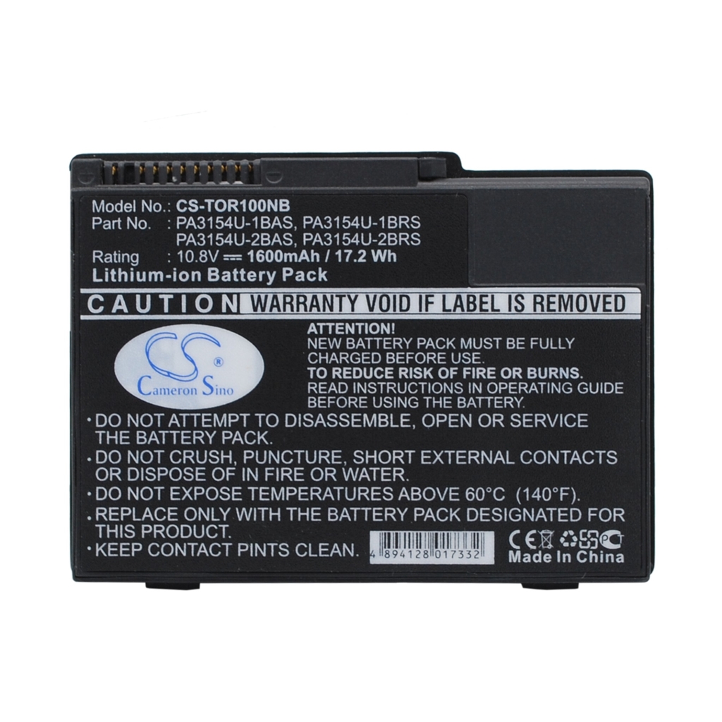 Notebookbatteri Toshiba CS-TOR100NB