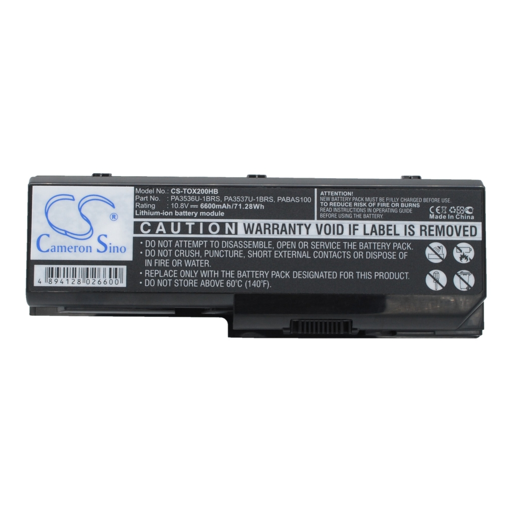 Notebookbatteri Toshiba Satellite P200D