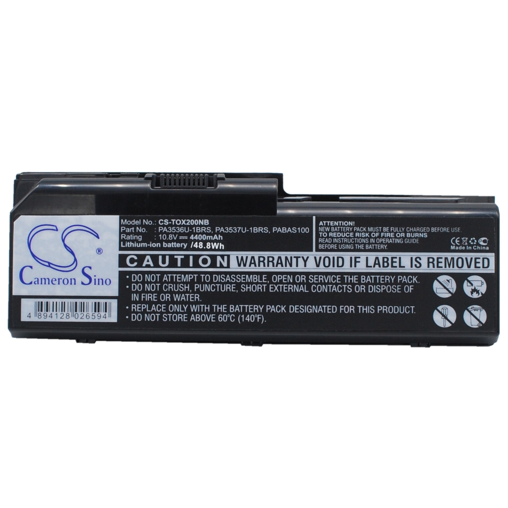 Notebookbatteri Toshiba Satellite X200