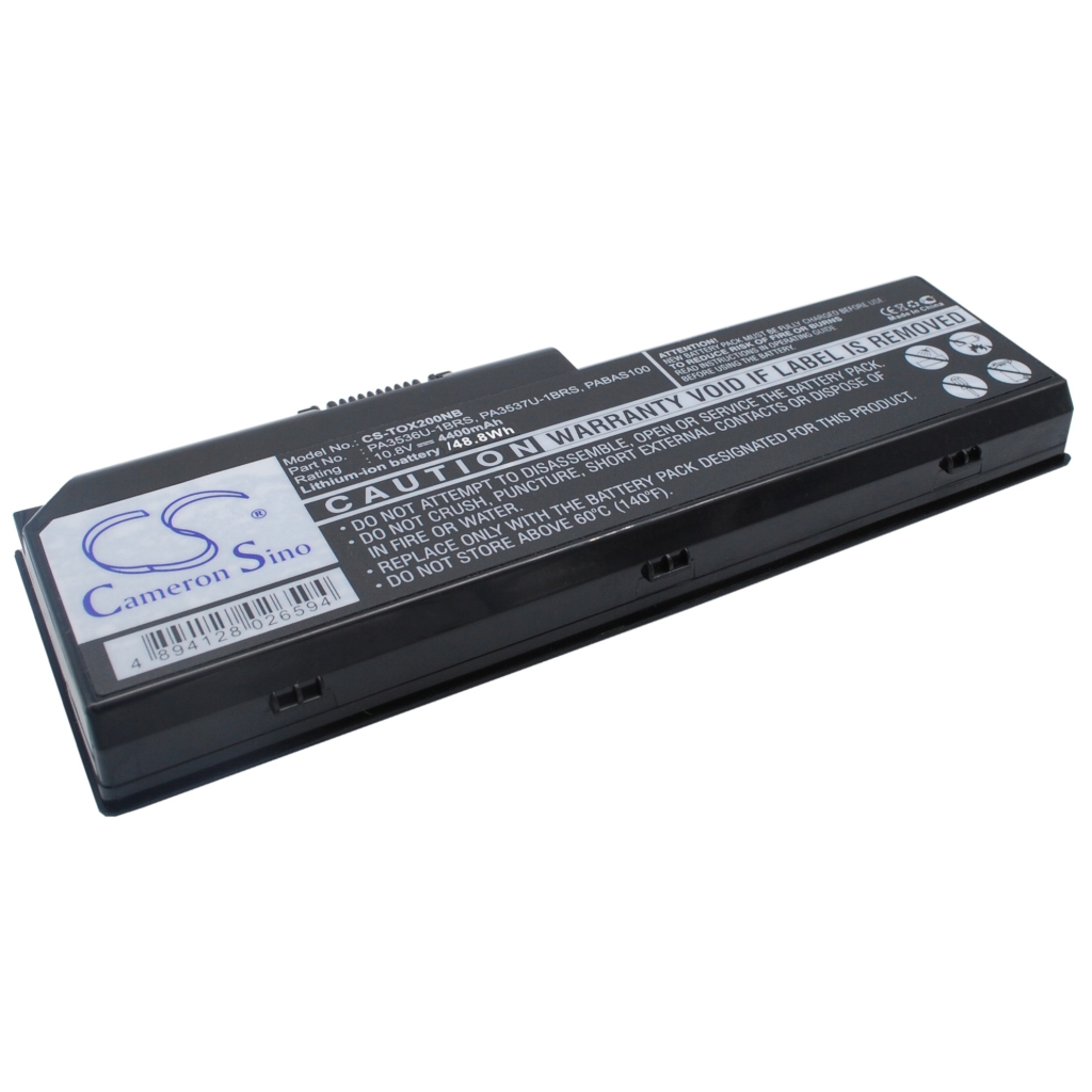 Notebookbatteri Toshiba Satellite X200
