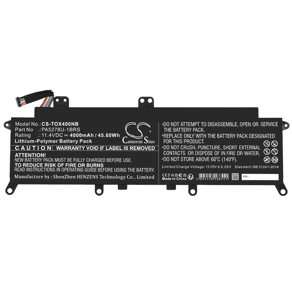 Notebookbatteri Toshiba Tecra X40