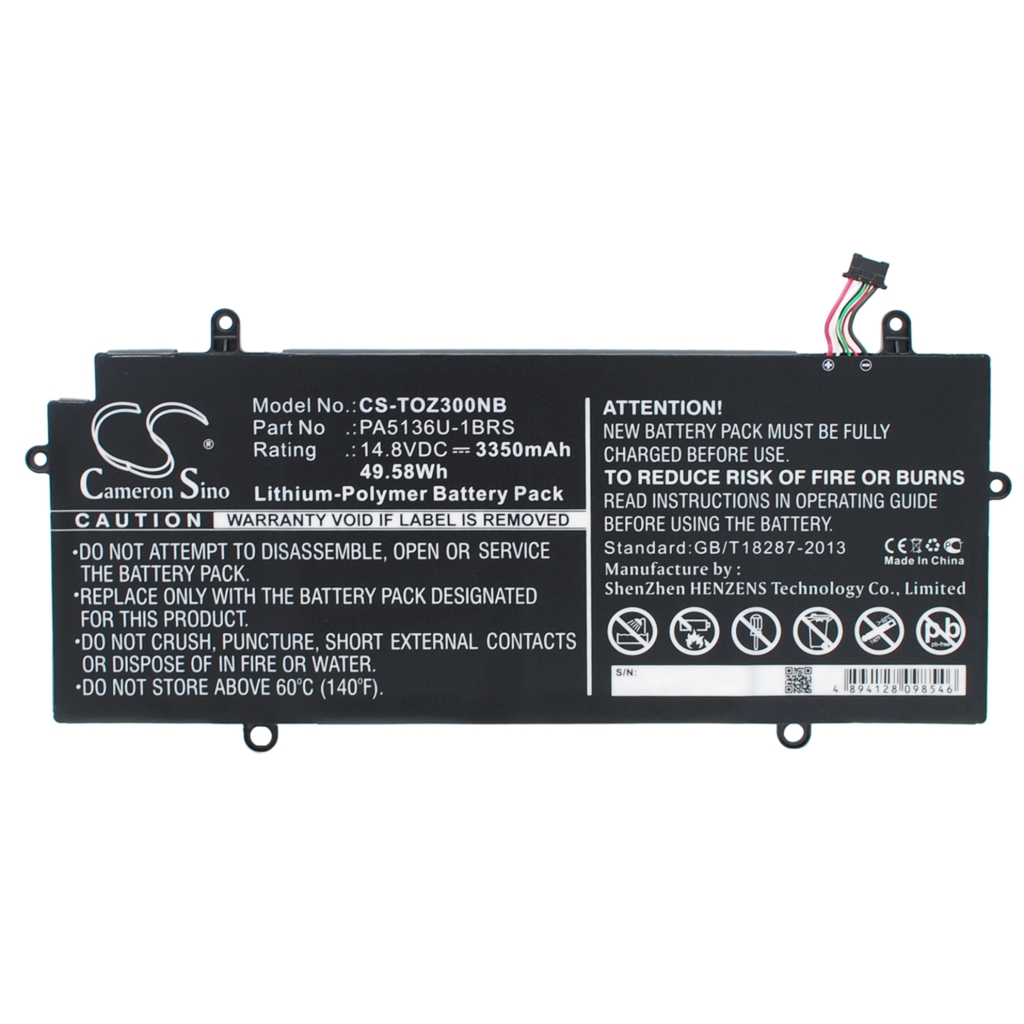 Notebookbatteri Toshiba CS-TOZ300NB
