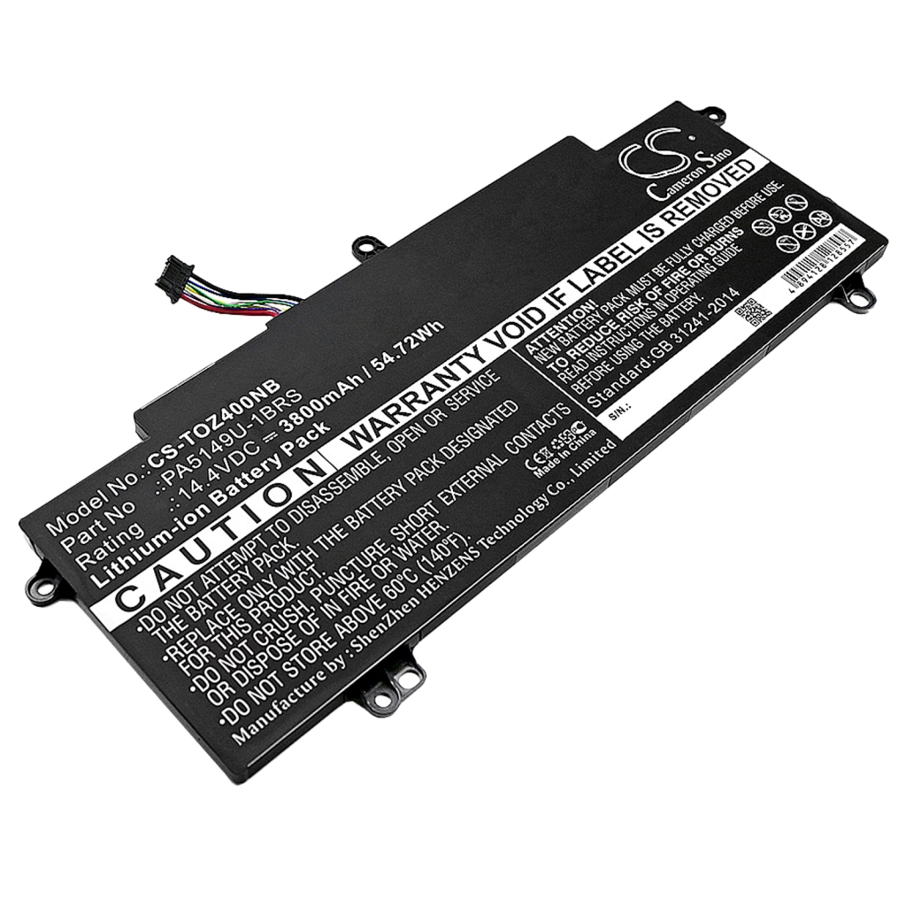 Notebookbatteri Toshiba CS-TOZ400NB