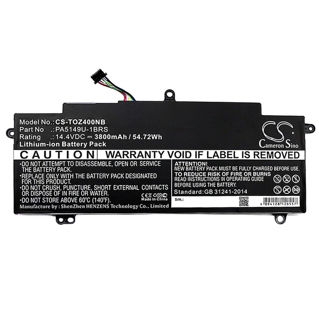 Notebookbatteri Toshiba CS-TOZ400NB