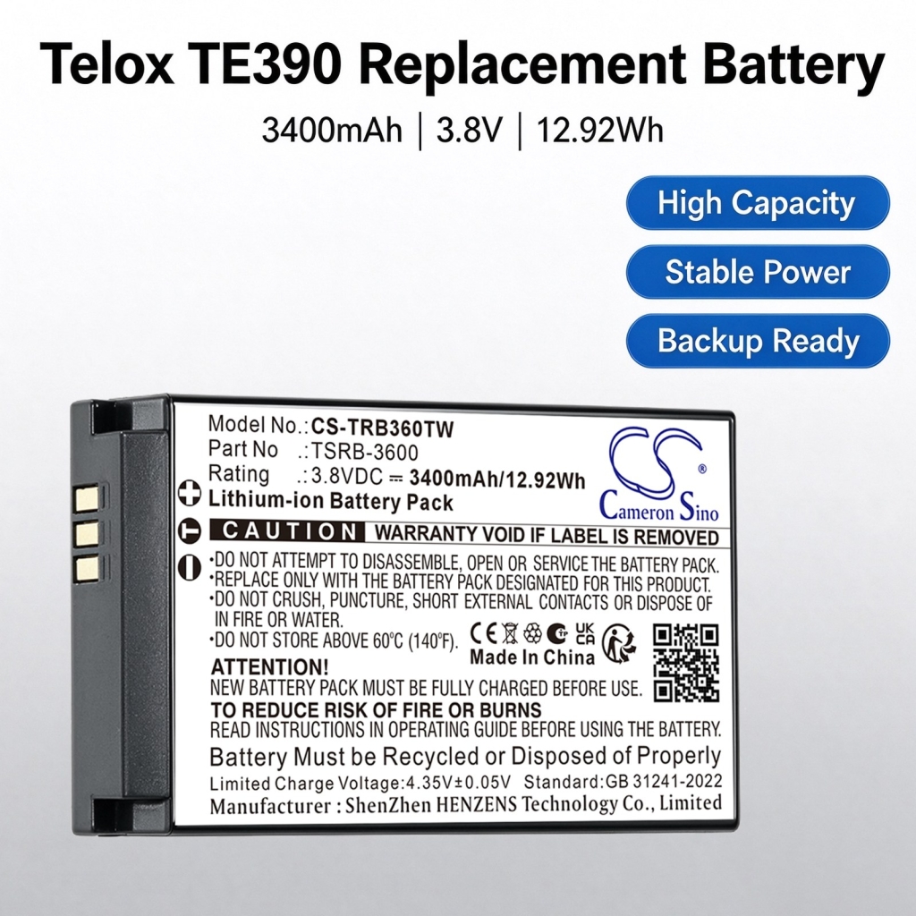 Batterier kompatibel med K-Mobile R887 R887 CS-TRB360TW