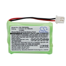 Kompatibel batteriudskiftning til Tri-Tronics 1038100-D,1038100-E,1038100-G,1107000