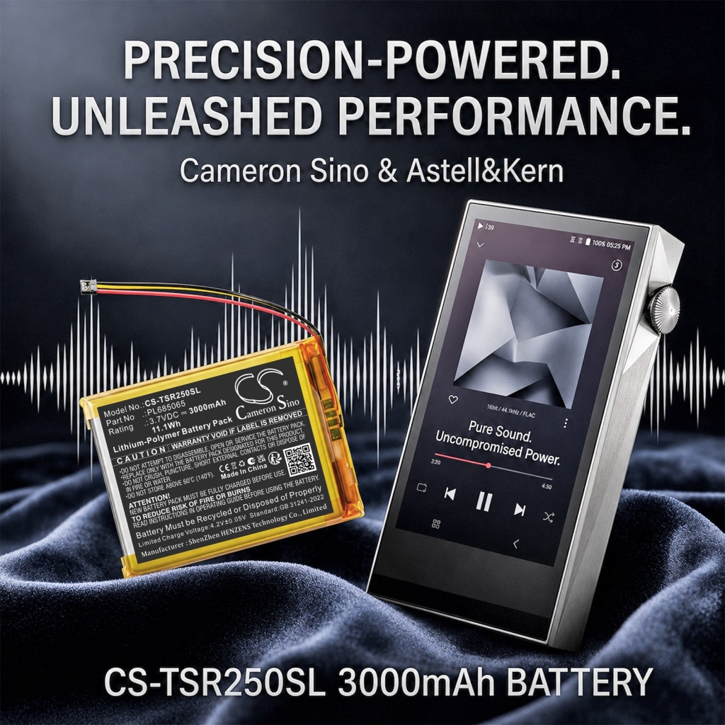Batteri kompatibel med Astell&kern CS-TSR250SL