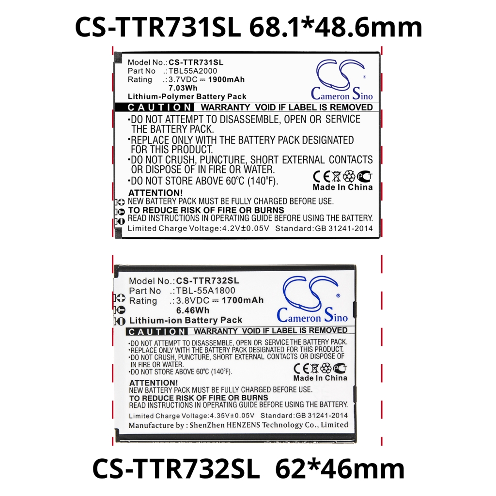 Hotspotbatteri Tp-link CS-TTR731SL