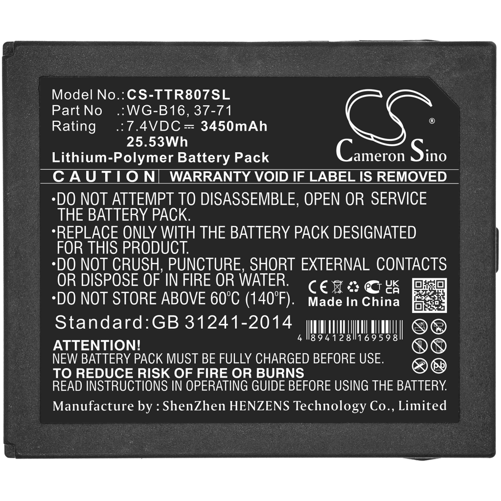 Batteri til elværktøj Triplett CS-TTR807SL
