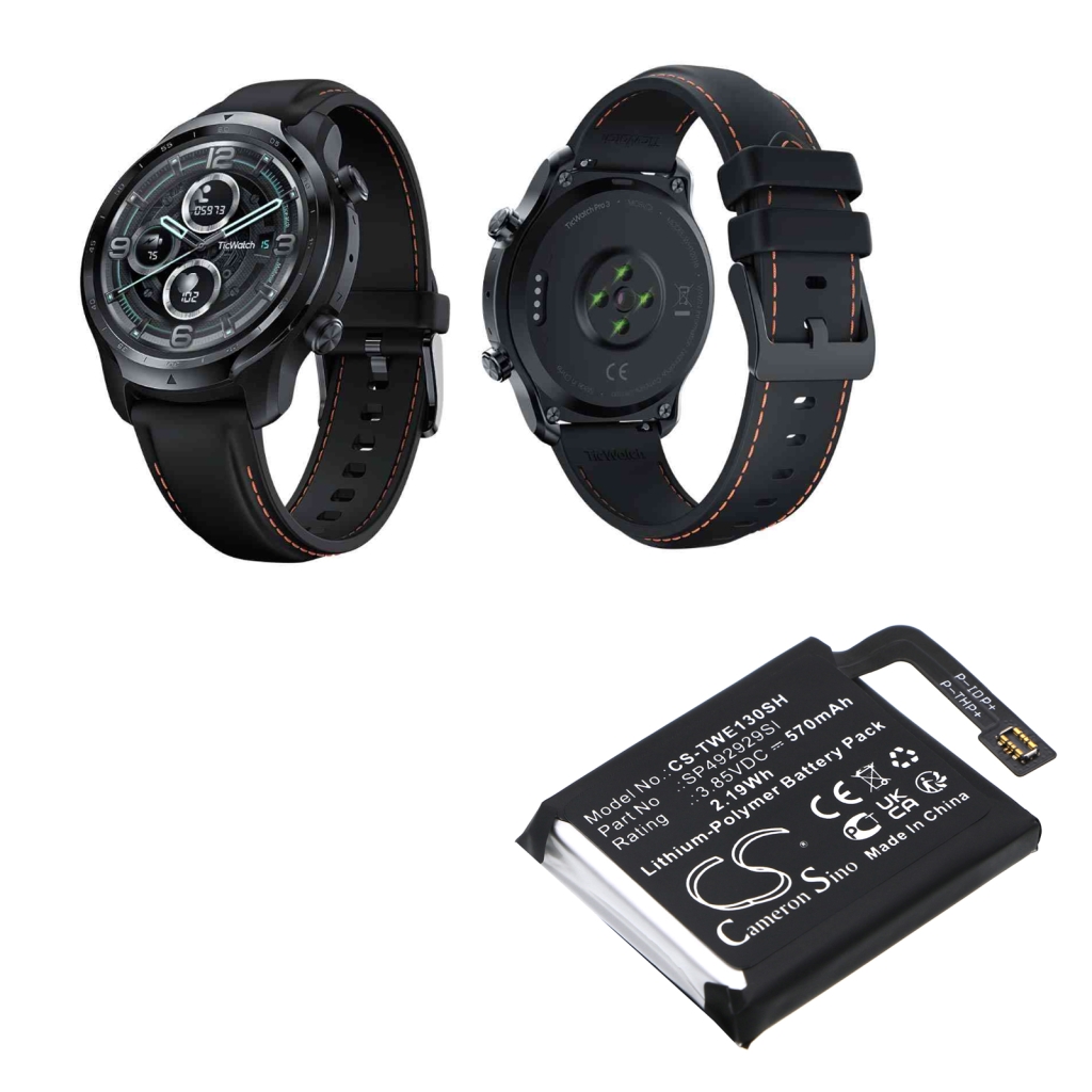 Smartwatchbatteri Ticwatch CS-TWE130SH