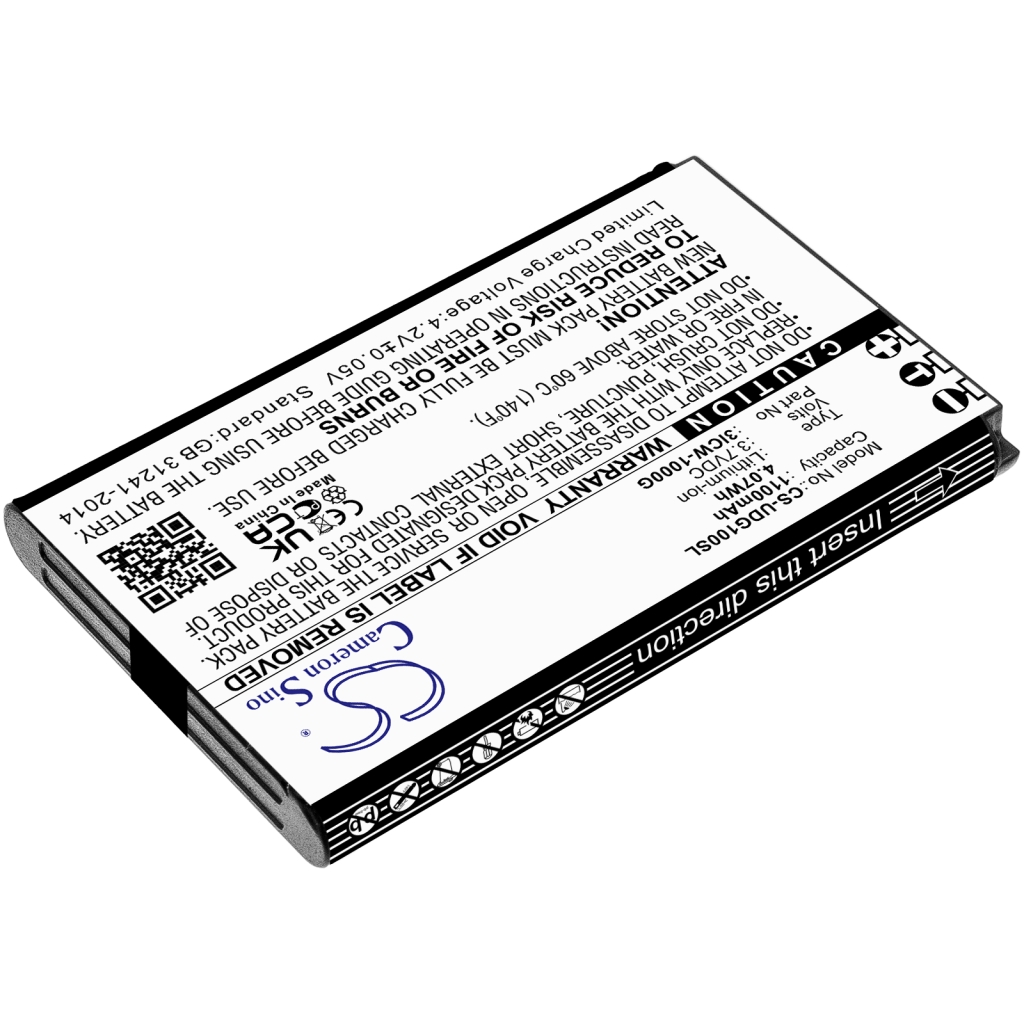 Batteri til trådløs telefon Unidata CS-UDG100SL