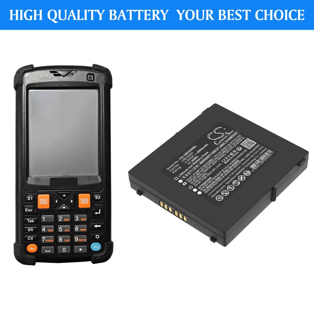 Compatible battery replacement for Urovo HBL6000