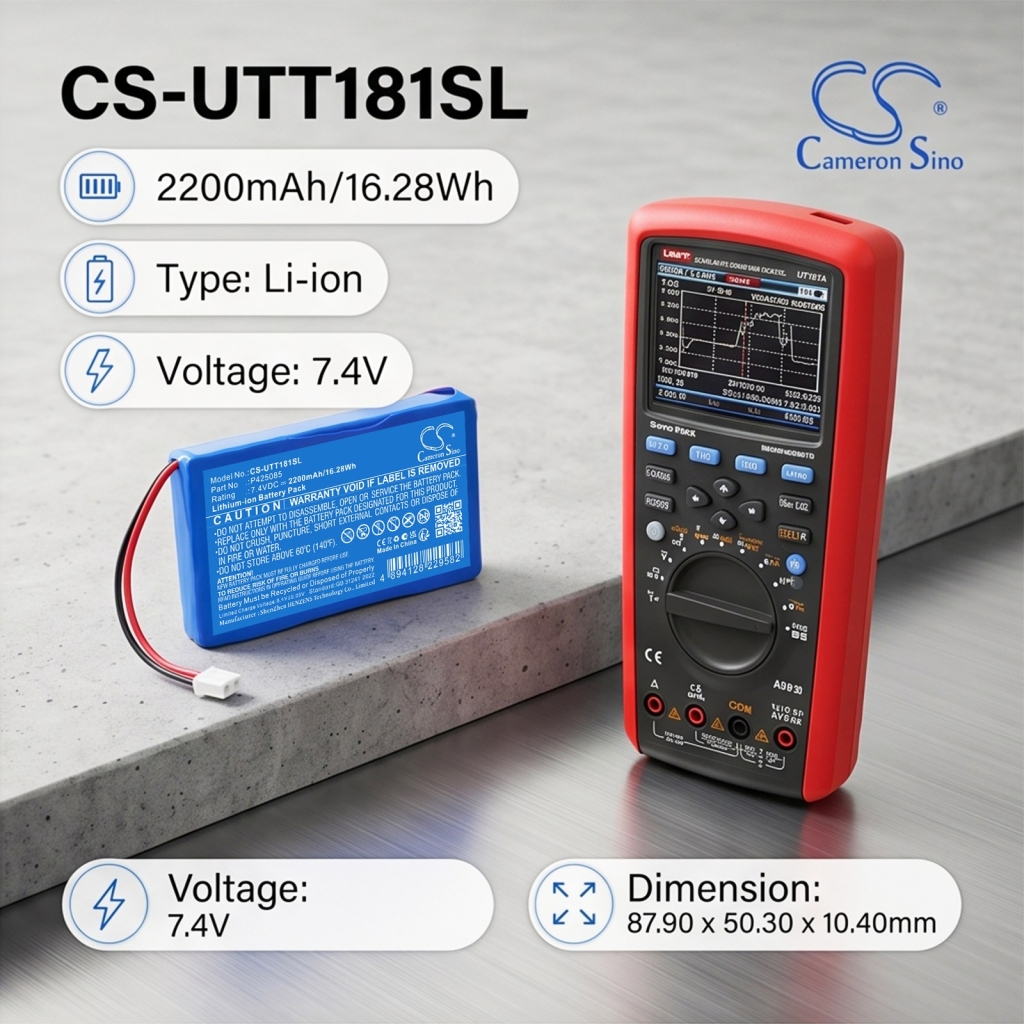 Batteri kompatibel med Uni-t CS-UTT181SL