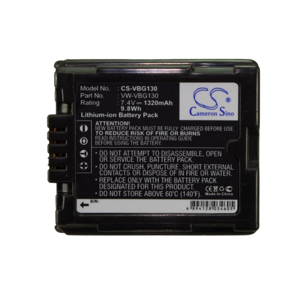 Kamerabatteri Panasonic CS-VBG130