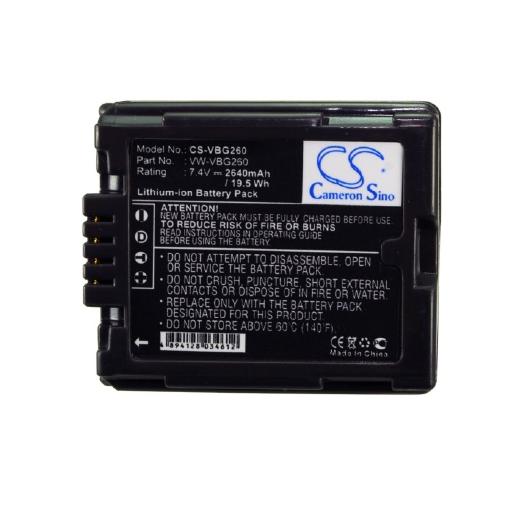 Kamerabatteri Panasonic CS-VBG260