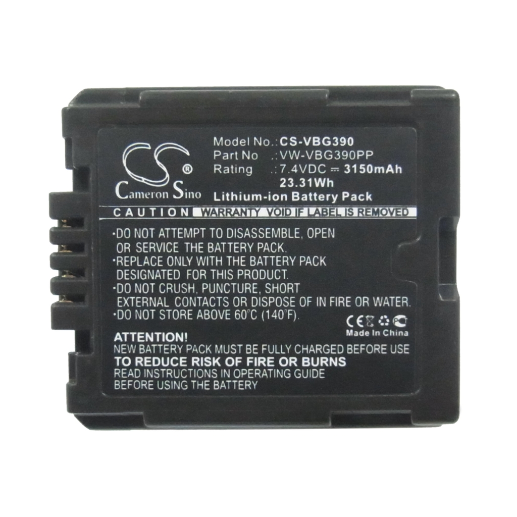Kamerabatteri Panasonic CS-VBG390