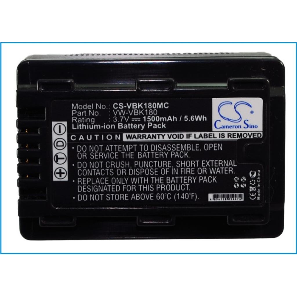 Kamerabatteri Panasonic CS-VBK180MC