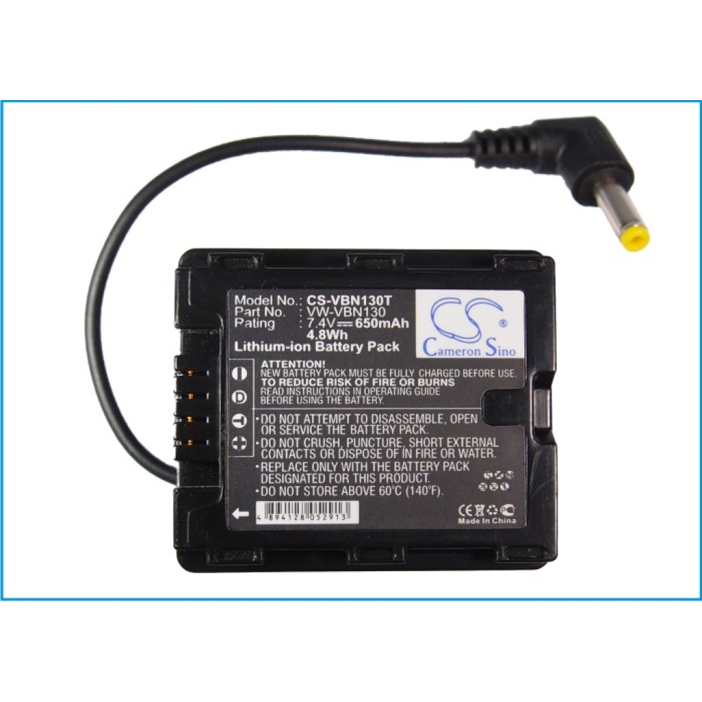 Batteri kompatibel med Panasonic CS-VBN130T