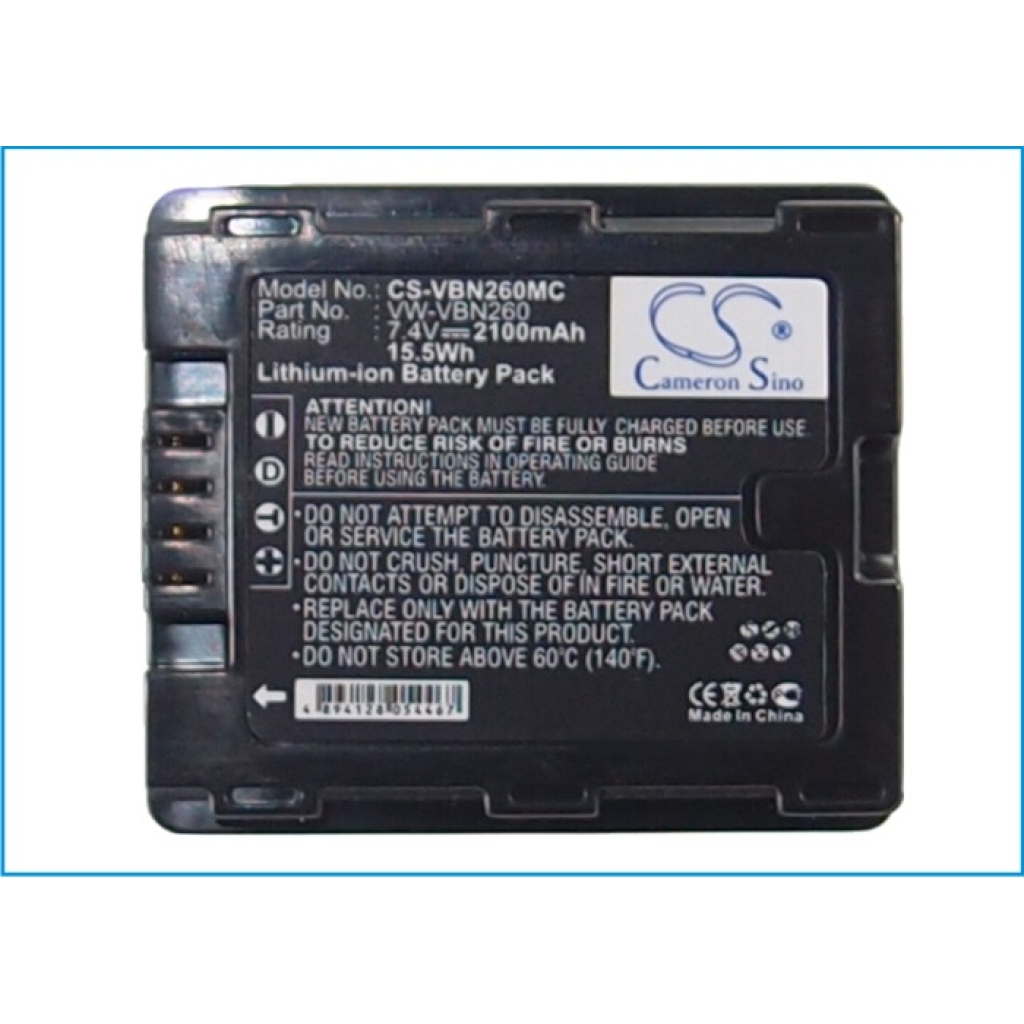 Kamerabatteri Panasonic CS-VBN260MC