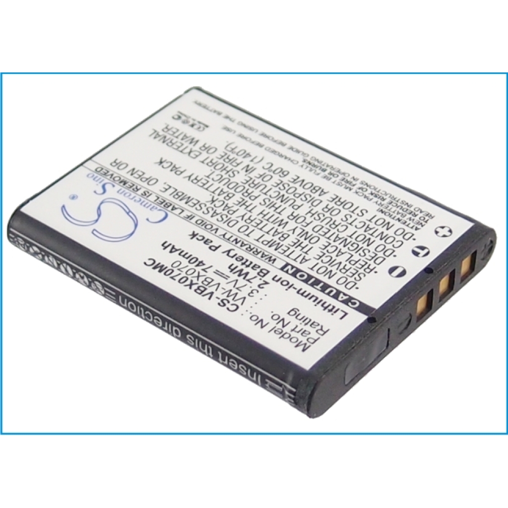 Kamerabatteri Panasonic CS-VBX070MC