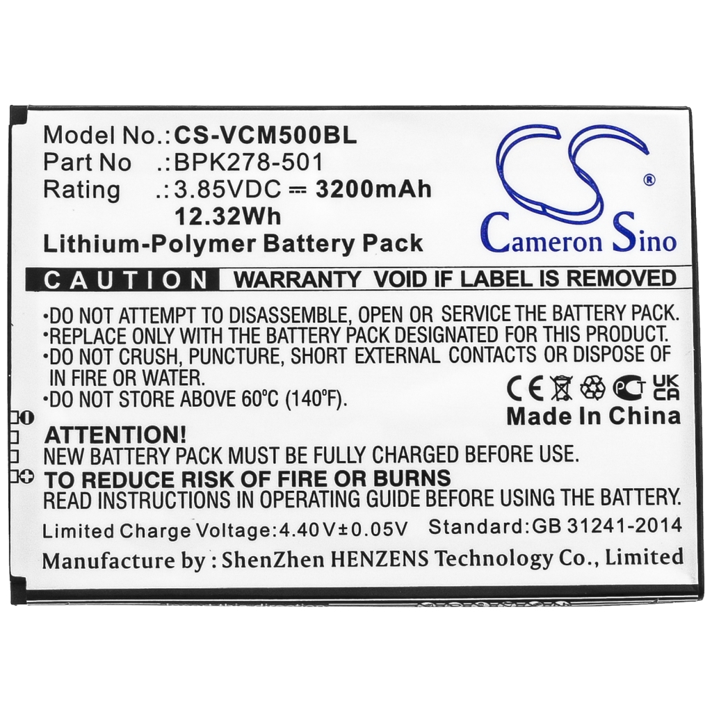 Betalings terminalbatteri Verifone CM5