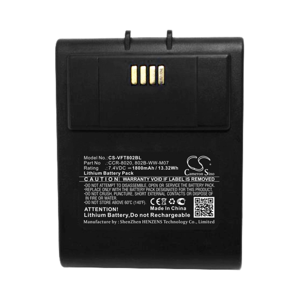 Betalings terminalbatteri Verifone CS-VFT802BL