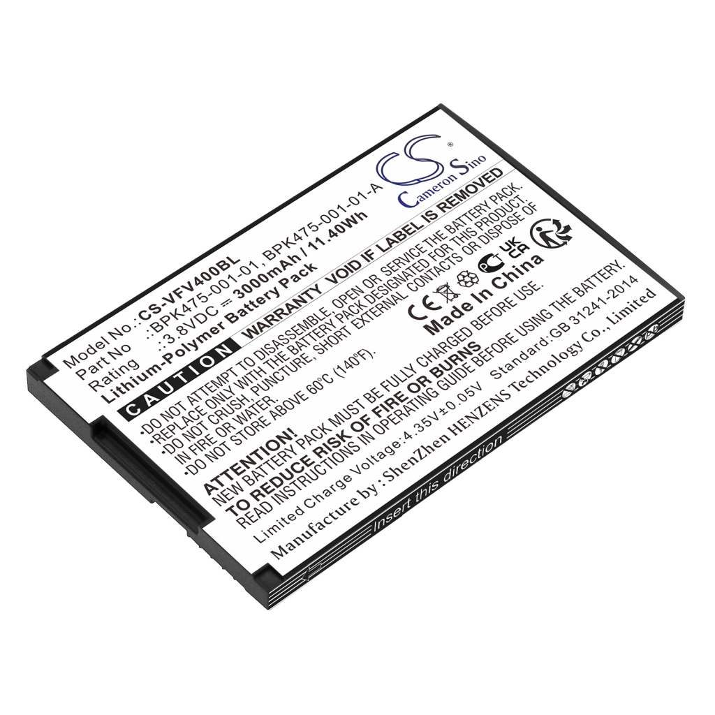 Betalings terminalbatteri Verifone CS-VFV400BL