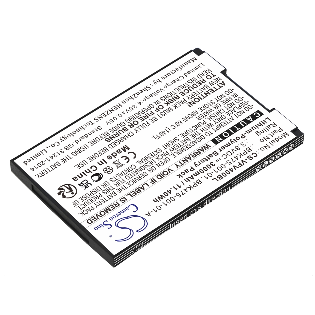 Betalings terminalbatteri Verifone CS-VFV400BL