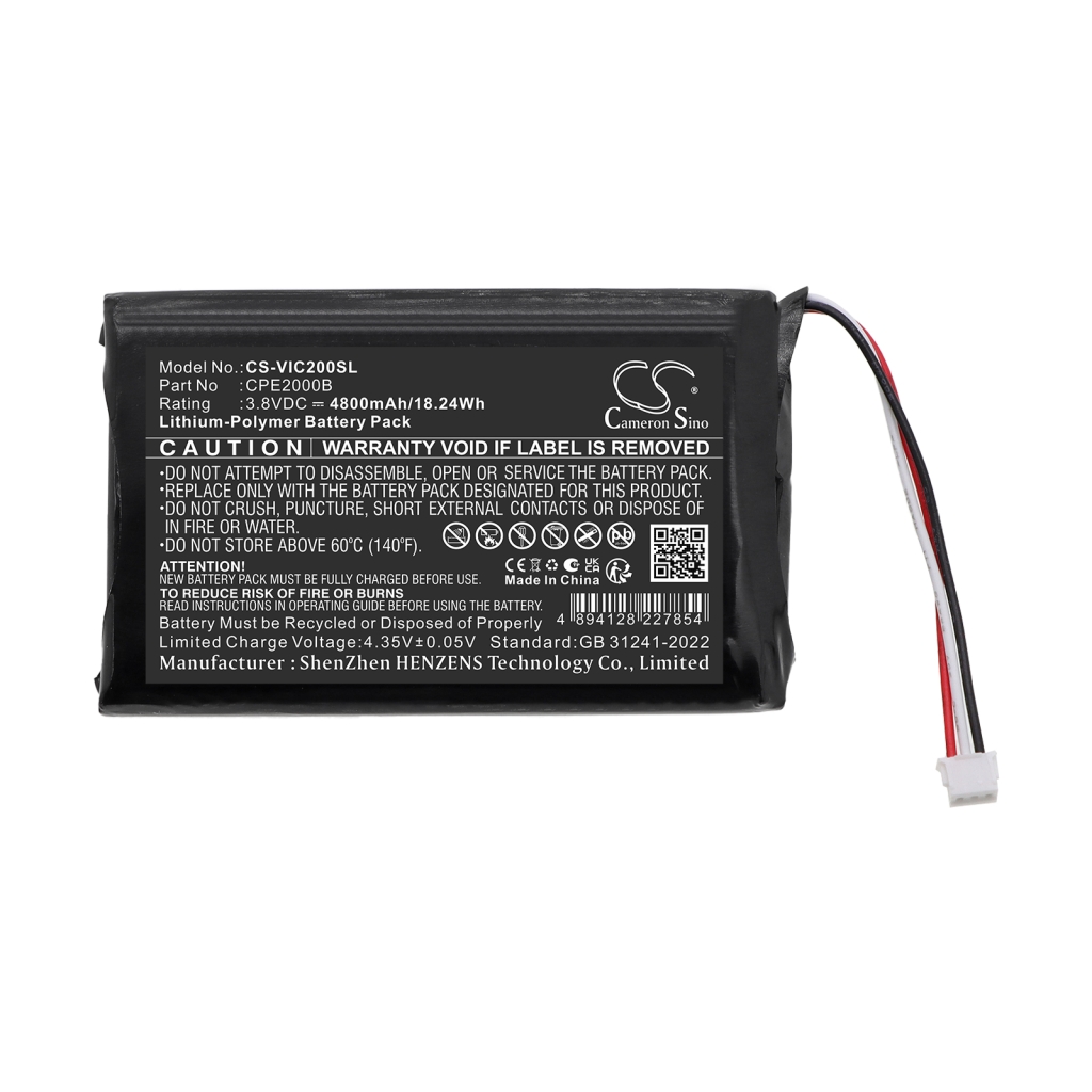 Batteri kompatibel med Vida CS-VIC200SL