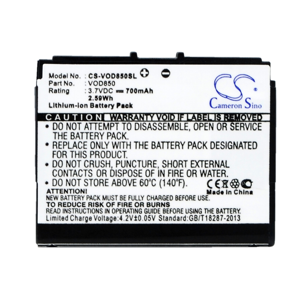Batteri kompatibel med Vodafone CS-VOD850SL