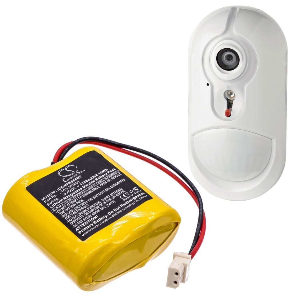 Hjemmesikkerhedskamera batteri Visonic CS-VPK900BT
