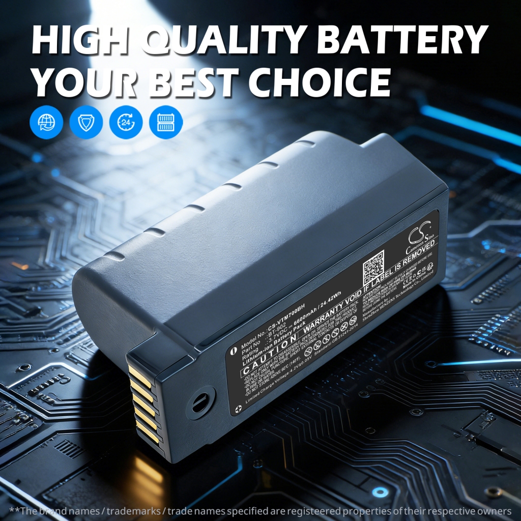 Batteri kompatibel med Honeywell Vocollect CS-VTM700BH