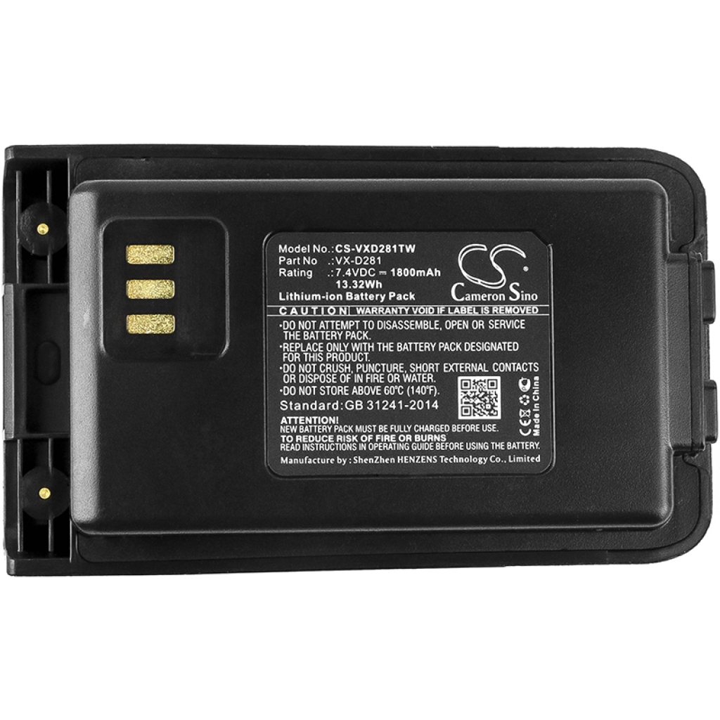 Tovejs radio batteri Vertex CS-VXD281TW