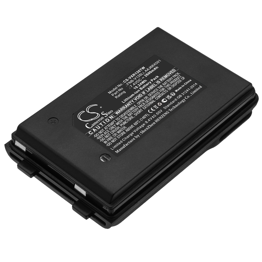 Tovejs radio batteri Vertex standard CS-VXR126TW
