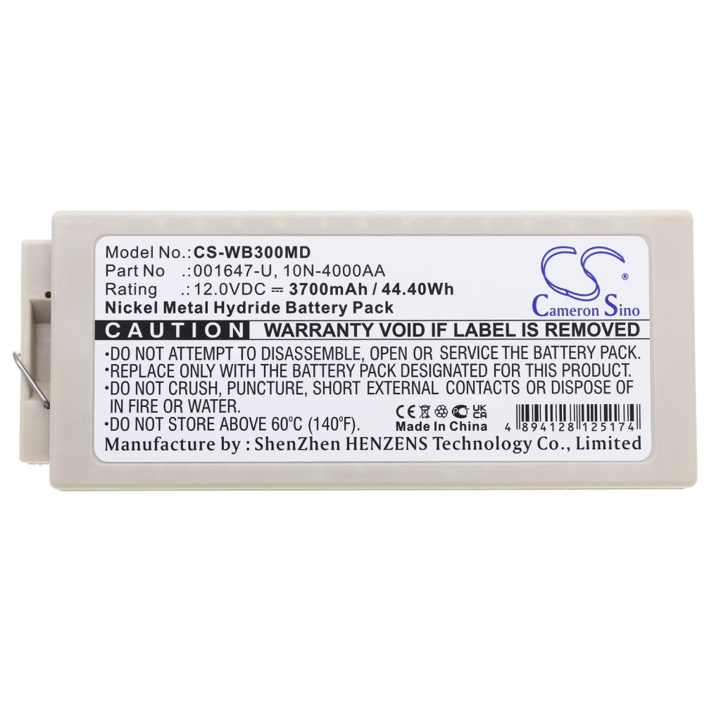 Batteri kompatibel med Welch-Allyn CS-WB300MD