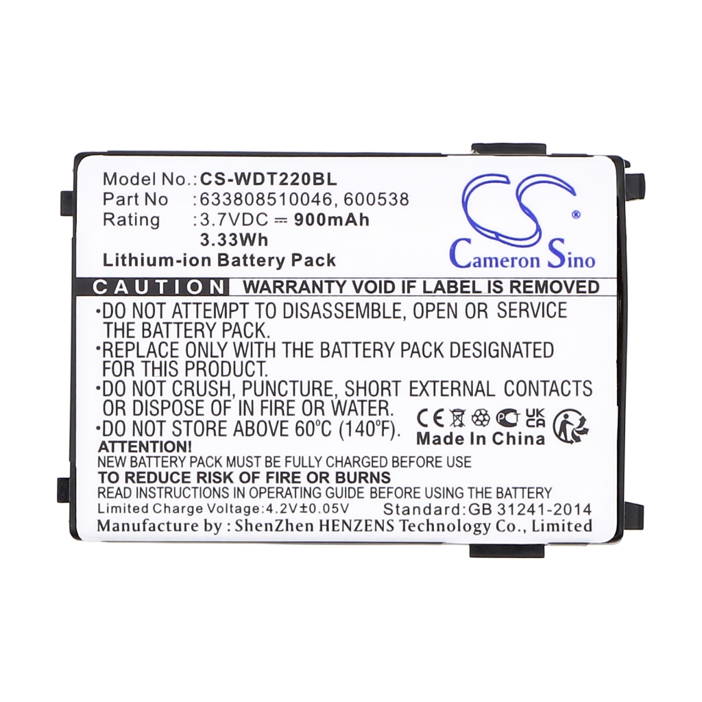 BarCode, Scanner Battery PSC CS-WDT220BL