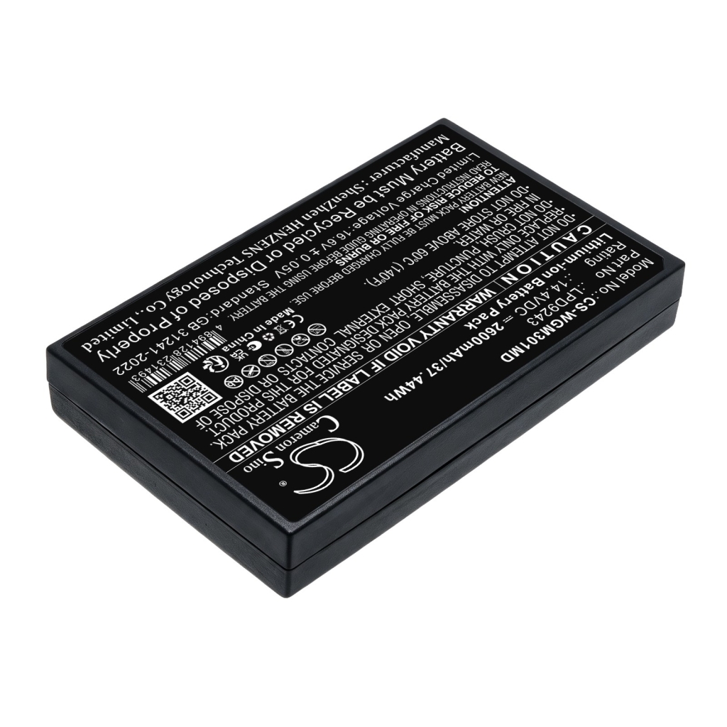 Batterier kompatibel med WEGO M3000P M3000P CS-WGM301MD