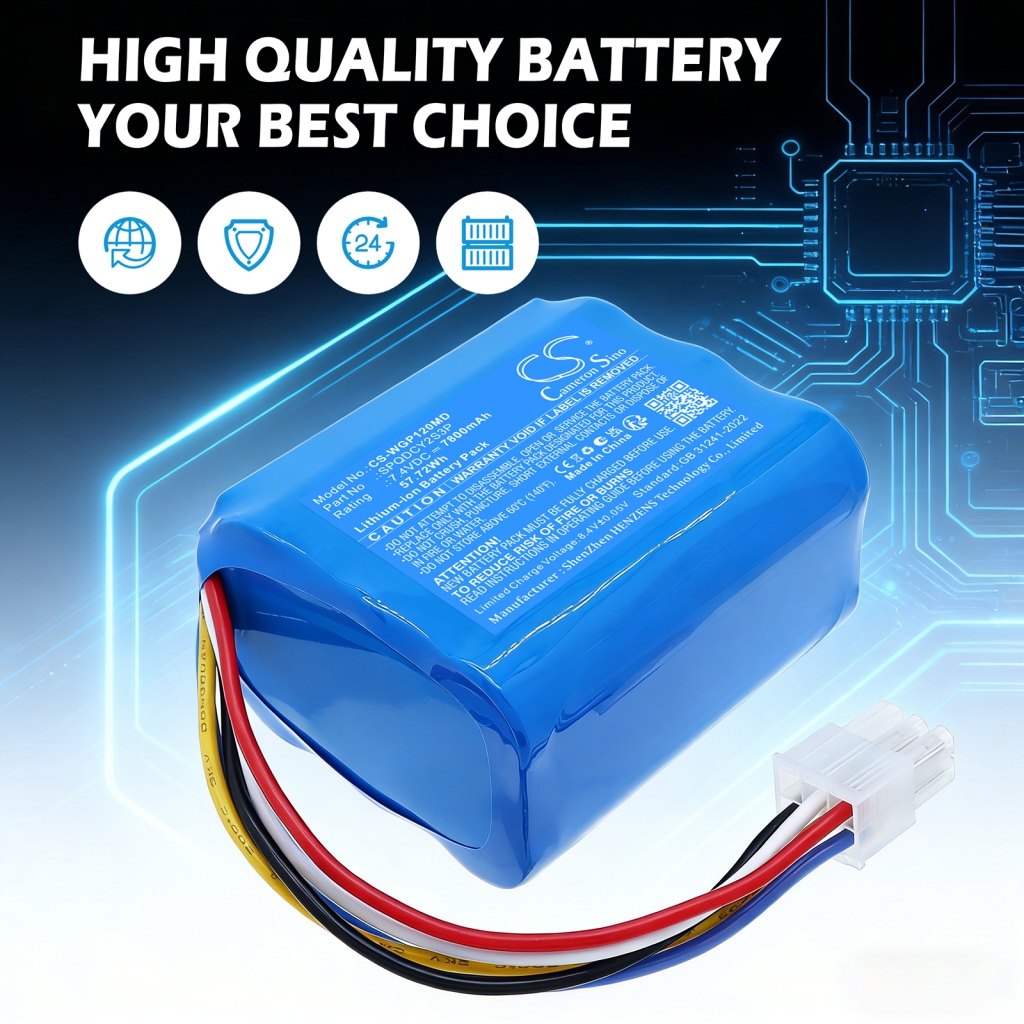 Batteri kompatibel med Wego CS-WGP120MD