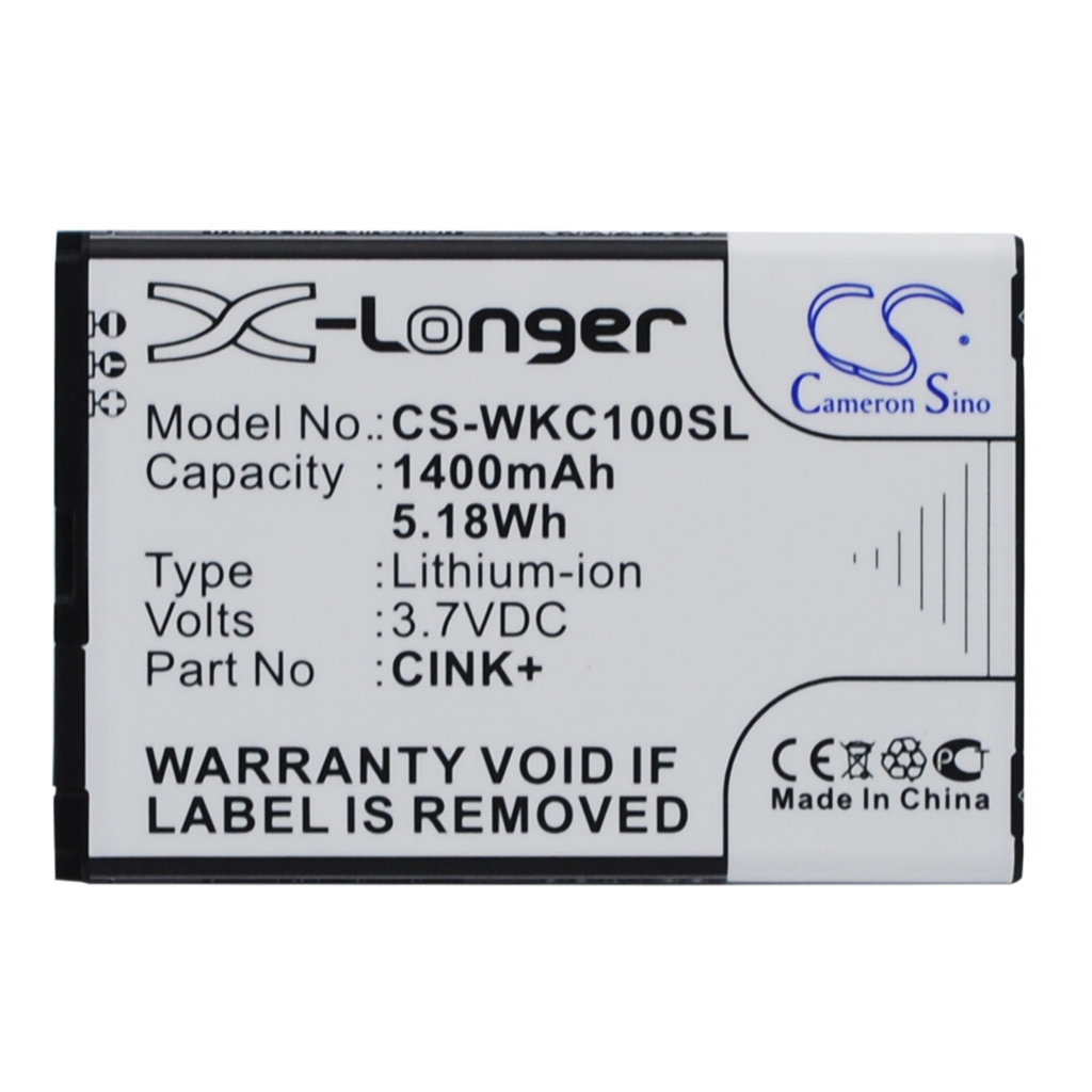 Mobiltelefonbatteri Wiko CS-WKC100SL