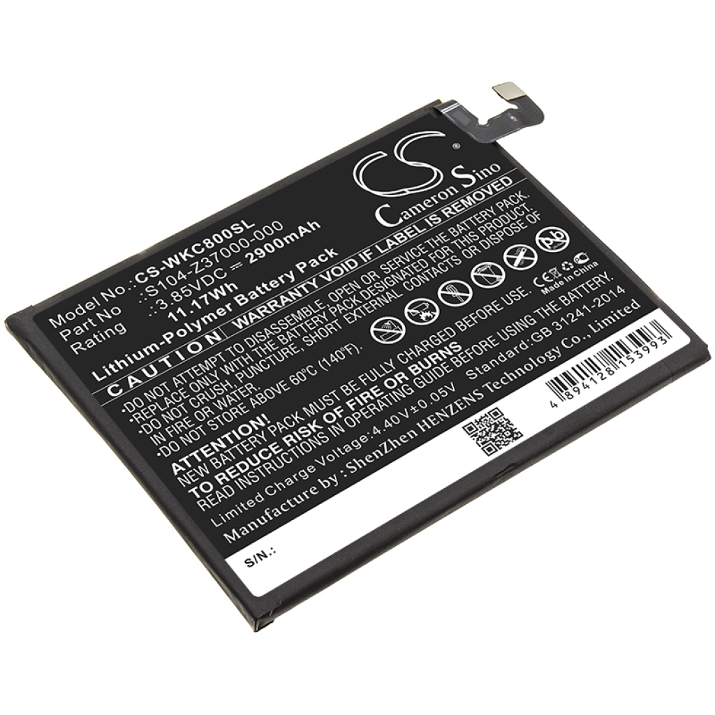 Mobiltelefonbatteri Wiko CS-WKC800SL