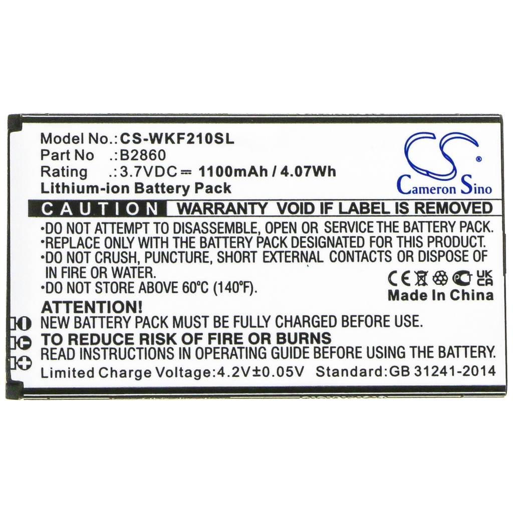 Mobiltelefonbatteri Wiko CS-WKF210SL