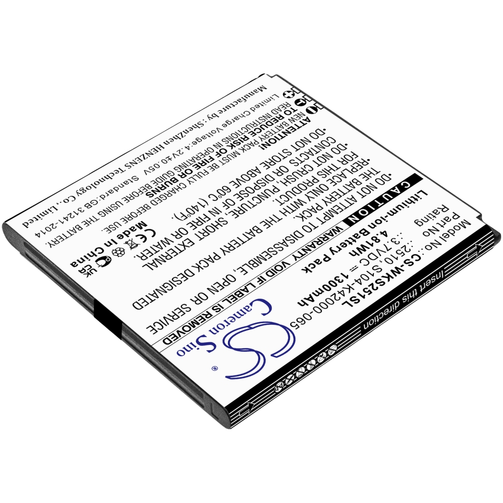 Mobiltelefonbatteri Wiko CS-WKS251SL