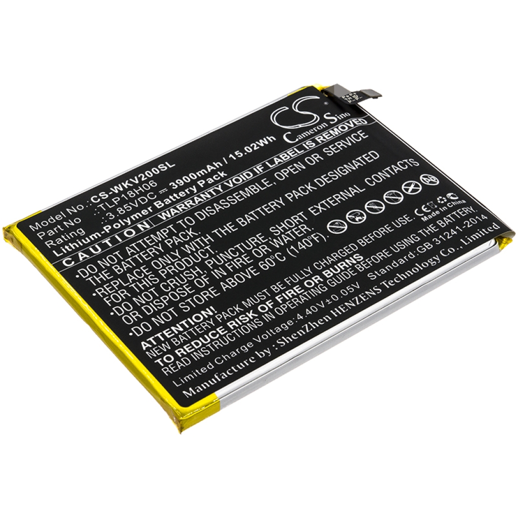 Mobiltelefonbatteri Wiko CS-WKV200SL