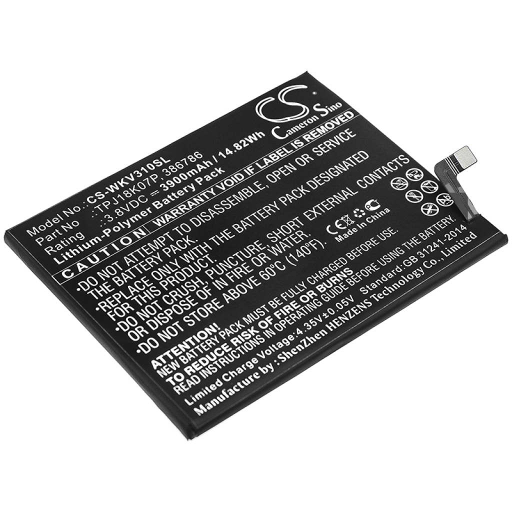 Mobiltelefonbatteri Wiko CS-WKV310SL