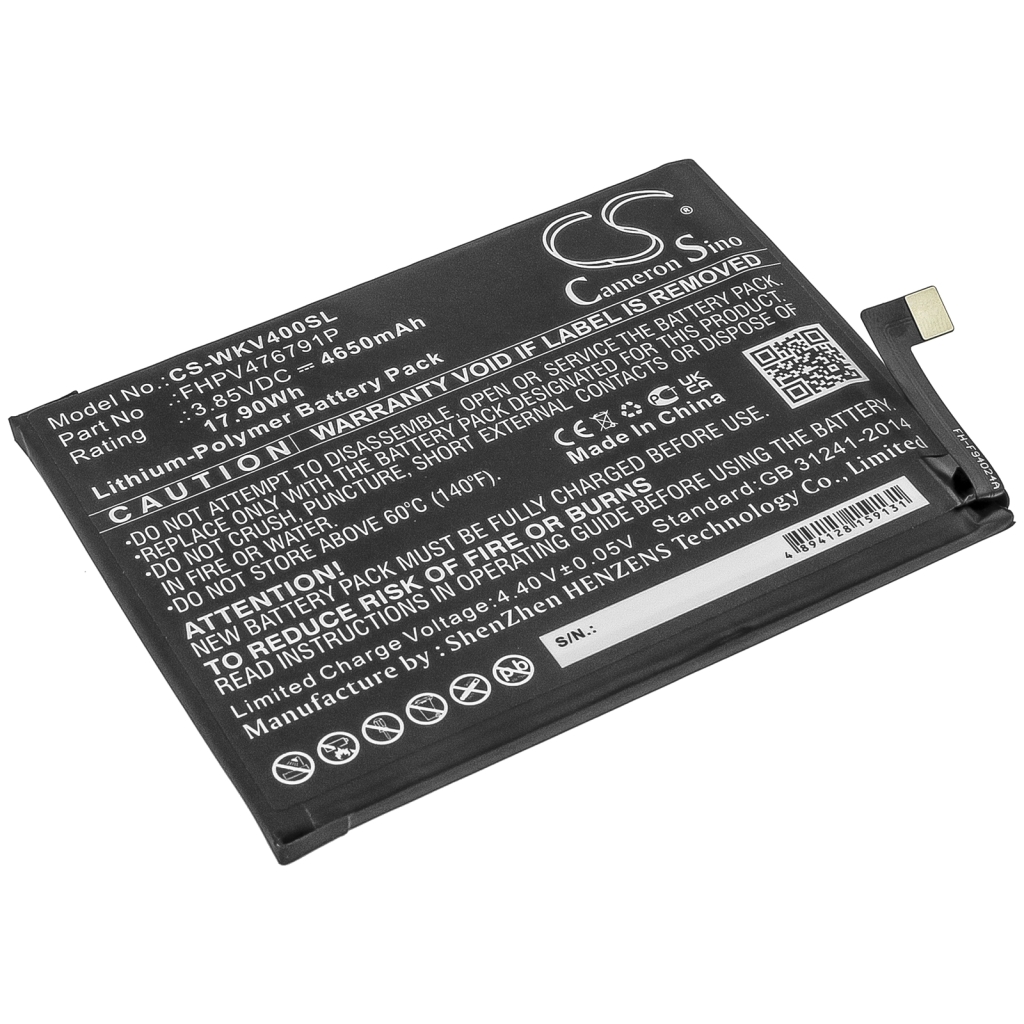 Mobiltelefonbatteri Wiko CS-WKV400SL