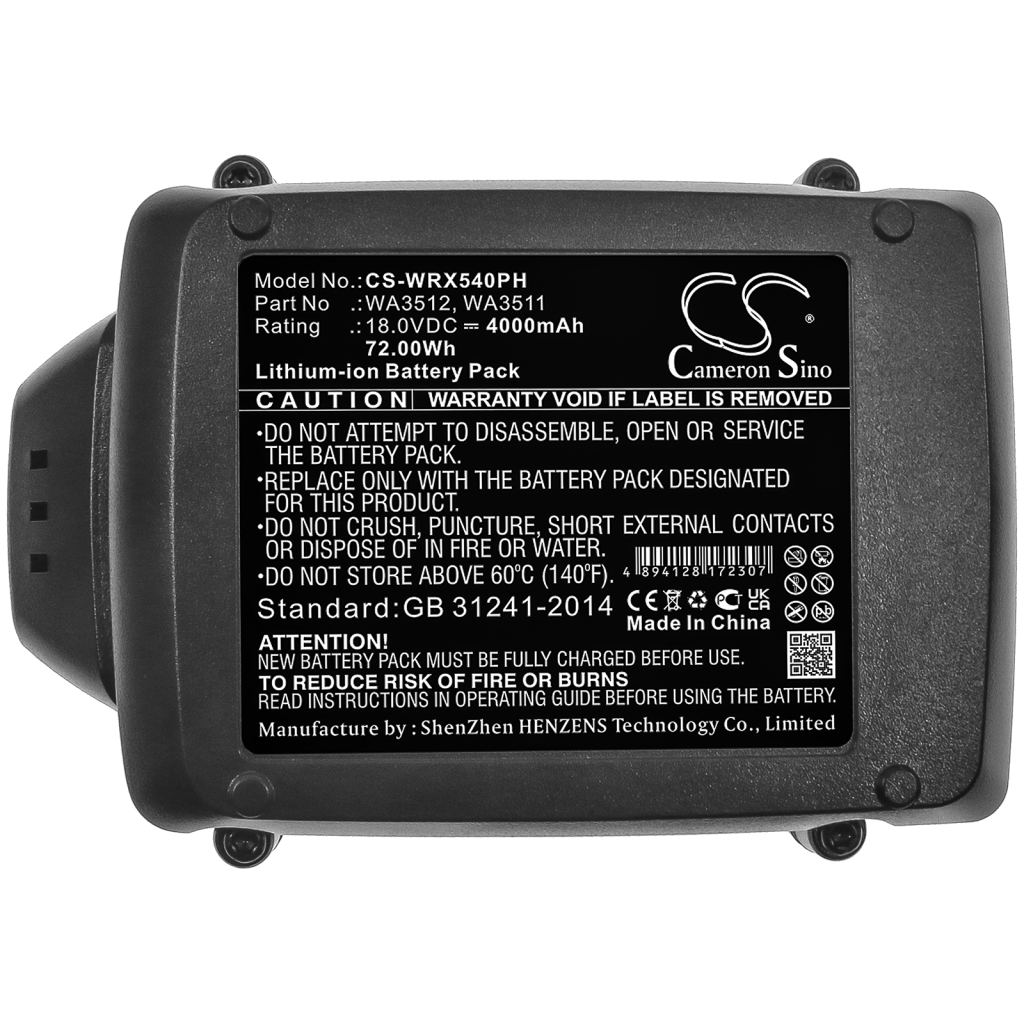 Battery industrial Worx RK2800
