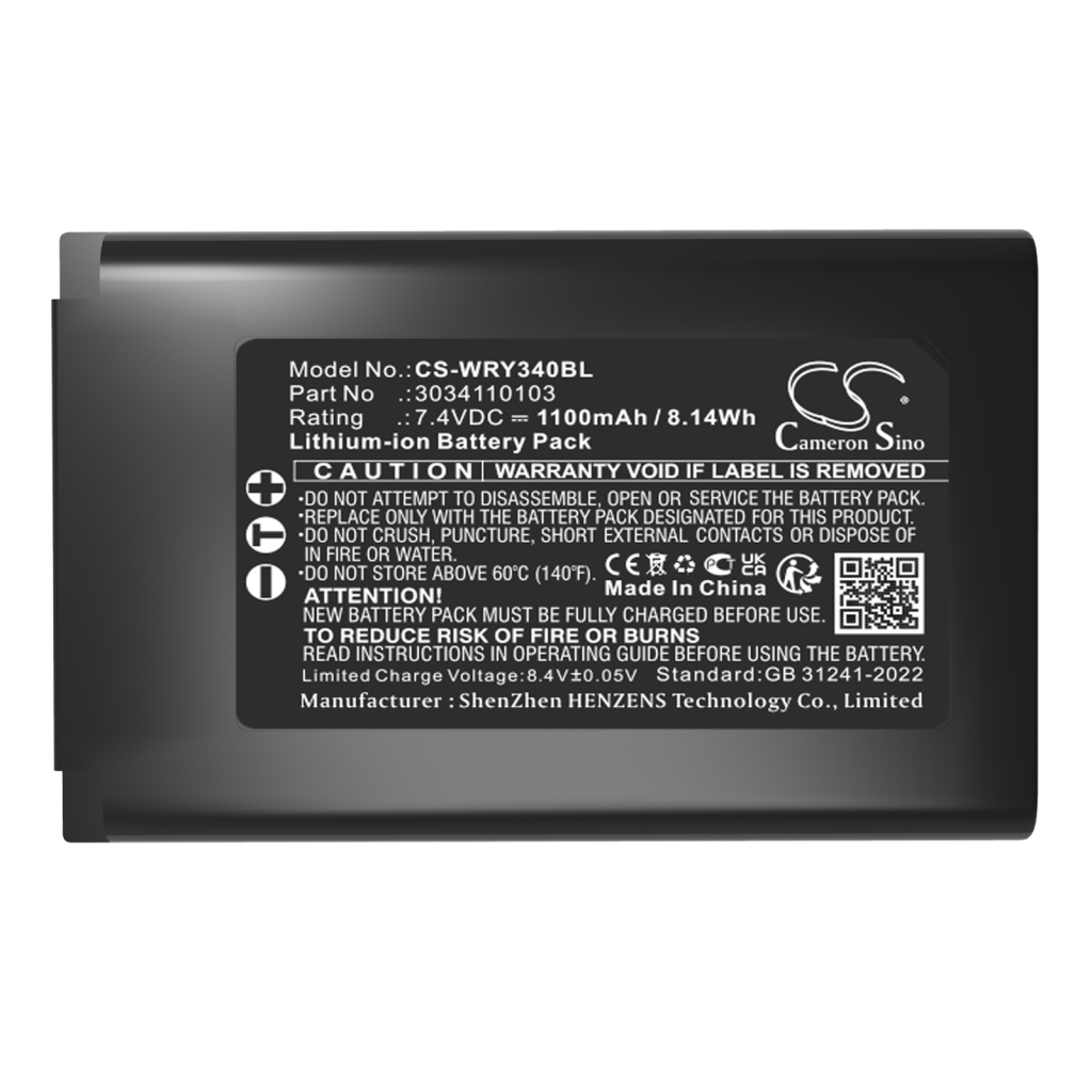 Betalings terminalbatteri Worldline CS-WRY340BL